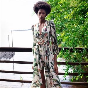 PatBO Tropical Hi Lo Romper